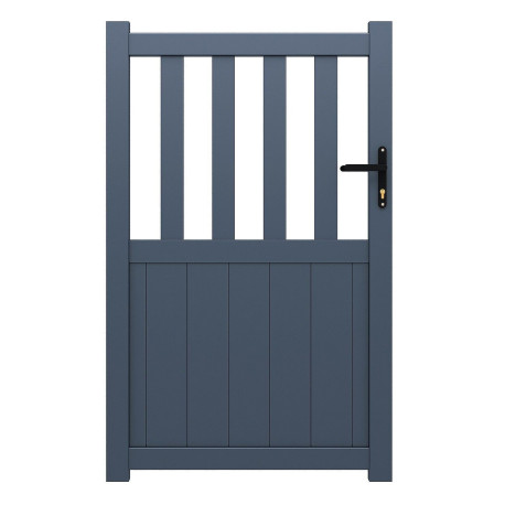 Cancelletto semi-traforato pronto per l'installazione in alluminio 100x160cm JOGAN - X-METAL