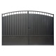 Cancello a battente in ferro pieno 350x200cm DOMELIS - X-METAL