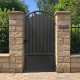 Cancello pieno in ferro 100x200cm DOMELIS - X-METAL