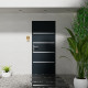 Porta d'ingresso in alluminio Lisandre 96x218cm - grigio antracite - apertura spingendo verso destra - X-METAL