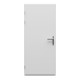 Porta d'ingresso in alluminio Lisandre 96x218cm - bianca - spingendo verso destra - X-METAL