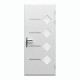Porta d'ingresso in alluminio Axium 96x218cm - grigio antracite - apertura verso sinistra - X-METAL