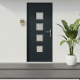 Porta d'ingresso in alluminio Nova 96x218cm - grigio antracite - apertura verso sinistra - X-METAL