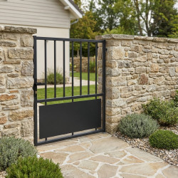 Cancello in ferro semitraforato 100x120 cm CLEA - X-METAL