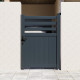 Cancello battente in alluminio AXIS VECTO 100x140cm - X-METAL