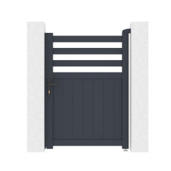Cancello battente in alluminio AXIS VECTO 100x140cm - X-METAL