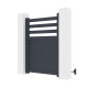 Cancello battente in alluminio AXIS VECTO 100x140cm - X-METAL