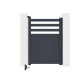 Cancello battente in alluminio AXIS VECTO 100x140cm - X-METAL