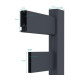 Cancello battente in alluminio AXIS VECTO 100x140cm - X-METAL