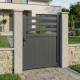 Cancello battente in alluminio AXIS VECTO 100x140cm - X-METAL