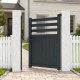 Cancello battente in alluminio AXIS VECTO 100x140cm - X-METAL