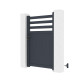 Cancelletto a battente in alluminio AXIS VECTO 100x158cm - X-METAL