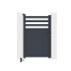 Cancelletto a battente in alluminio AXIS VECTO 100x158cm - X-METAL