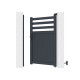 Cancelletto a battente in alluminio AXIS VECTO 100x158cm - X-METAL