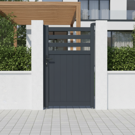 Cancelletto a battente in alluminio AXIS VECTO 100x158cm - X-METAL