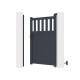 Cancelletto a battente in alluminio AXIS ALTO 100x158cm - X-METAL