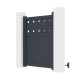 Cancelletto a battente in alluminio AXIS FILM 100x140cm - X-METAL