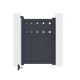 Cancelletto a battente in alluminio AXIS FILM 100x140cm - X-METAL