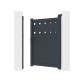 Cancelletto a battente in alluminio AXIS FILM 100x140cm - X-METAL