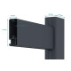 Cancelletto a battente in alluminio AXIS FILM 100x140cm - X-METAL