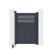 Cancelletto a battente in alluminio AXIS GROW 100x140cm - X-METAL
