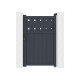 Cancelletto a battente in alluminio AXIS FILM 100x158cm - X-METAL