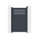 Cancelletto a battente in alluminio AXIS GROW 100x158cm - X-METAL