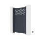 Cancelletto a battente in alluminio AXIS GROW 100x158cm - X-METAL