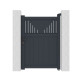 Cancelletto a battente in alluminio AXIS TIME 100x140cm - X-METAL
