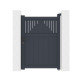 Cancelletto a battente in alluminio AXIS TIME 100x140cm - X-METAL