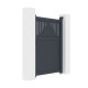 Cancelletto a battente in alluminio AXIS TIME 100x140cm - X-METAL