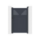Cancelletto a battente in alluminio AXIS TIME 100x158cm - X-METAL