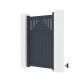 Cancelletto a battente in alluminio AXIS TIME 100x158cm - X-METAL