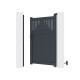 Cancelletto a battente in alluminio AXIS TIME 100x158cm - X-METAL