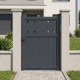 Cancelletto a battente in alluminio AXIS FILM 100x140cm - X-METAL