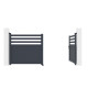 Cancello a battente in alluminio AXIS VECTO 300x140cm - X-METAL