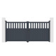 Cancello a battente in alluminio AXIS ALTO 300x140cm - X-METAL