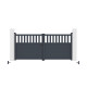 Cancello a battente in alluminio AXIS ALTO 300x140cm - X-METAL