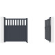 Cancello a battente in alluminio AXIS ALTO 300x158cm - X-METAL