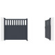 Cancello a battente in alluminio AXIS ALTO 340x158cm - X-METAL