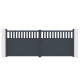 Cancello a battente in alluminio AXIS ALTO 400x158cm - X-METAL