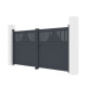 Cancello a battente in alluminio AXIS TIME 300x140cm - X-METAL