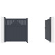 Cancello a battente in alluminio AXIS TIME 300x158cm - X-METAL