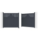 Cancello a battente in alluminio AXIS TIME 340x158cm - X-METAL