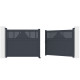 Cancello a battente in alluminio AXIS TIME 340x140cm - X-METAL