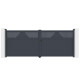 Cancello a battente in alluminio AXIS TIME 400x158cm - X-METAL