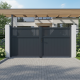 Cancello a battente in alluminio AXIS TIME 300x158cm - X-METAL