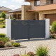 Cancello a battente in alluminio AXIS TIME 300x158cm - X-METAL