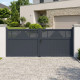 Cancello a battente in alluminio AXIS TIME 340x140cm - X-METAL