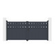 Cancello a battente in alluminio AXIS FILM 300x140cm - X-METAL